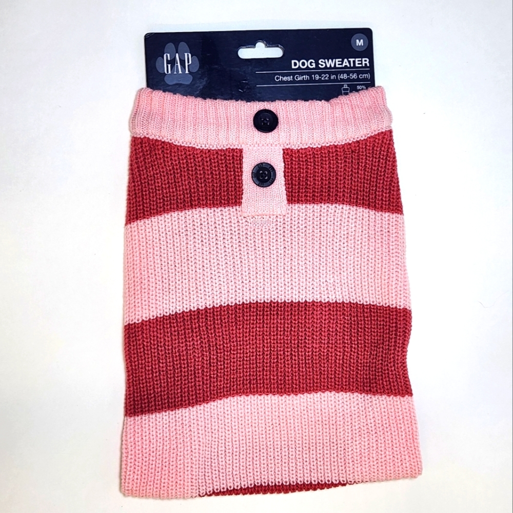 GAP Dog Sweater Medium Pink